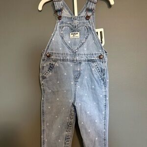 OshKosh B'gosh Light Blue Heart Overalls